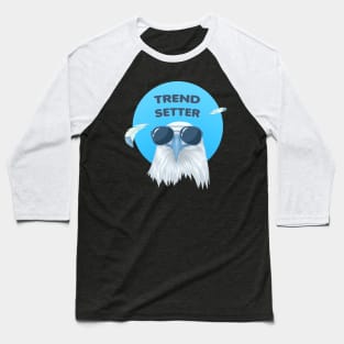 Trendsetter eagle with sunglasses Baseball T-Shirt